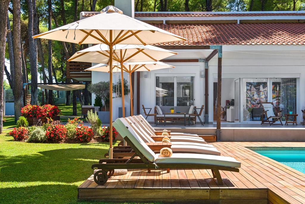 The White Villa At Sani Sani  Buitenkant foto